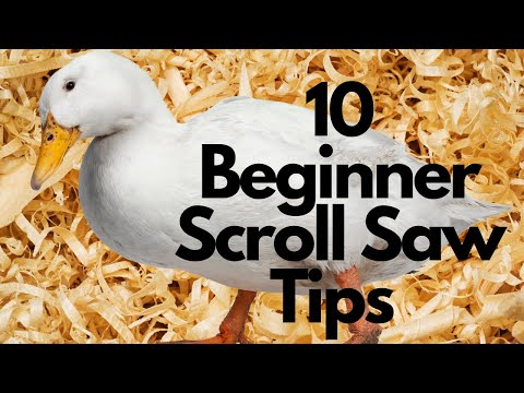 10 beginner scroll saw tips