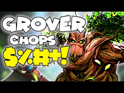 GROVER HITS DEEP(roots) - Paladins GRANDMASTER Gameplay