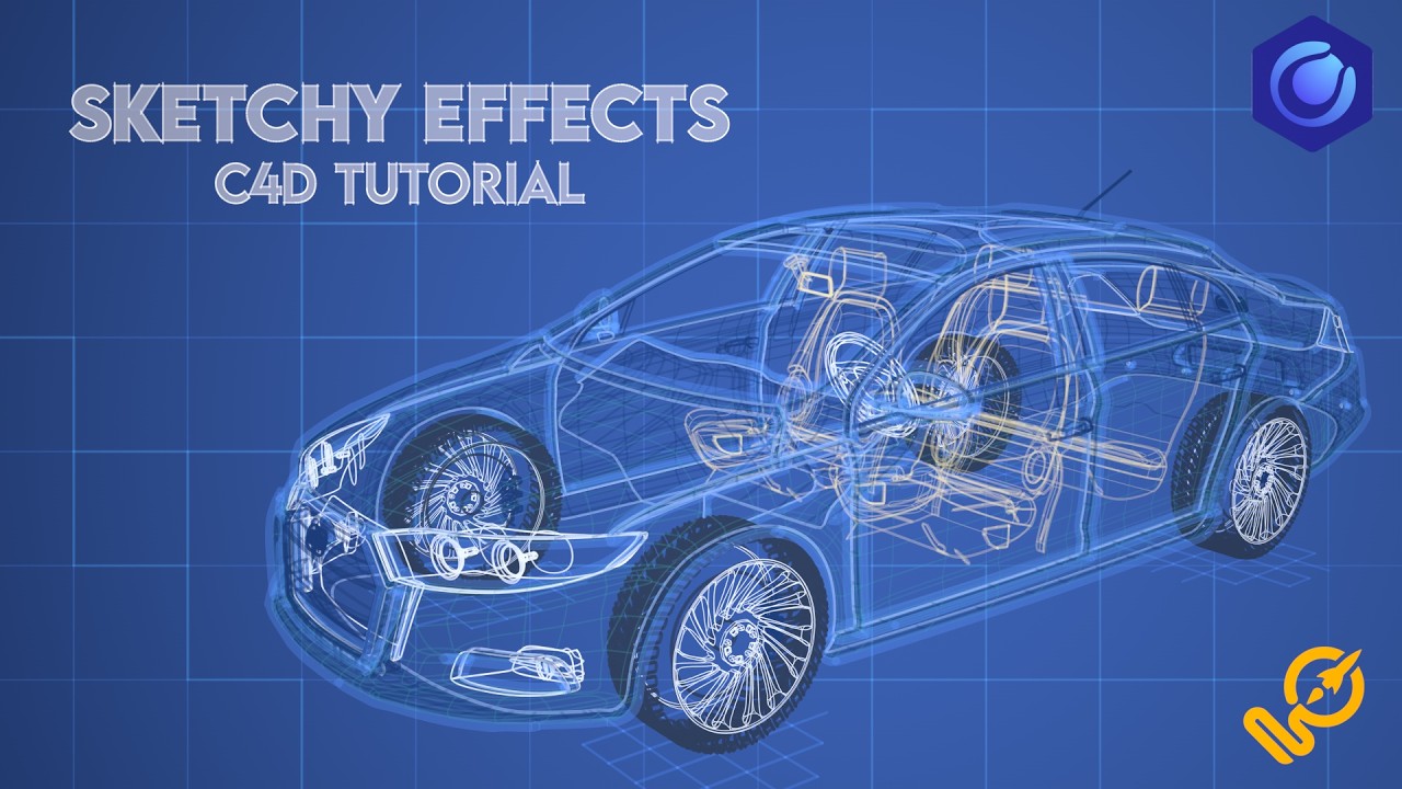 Hand-drawn looks in Cinema 4D