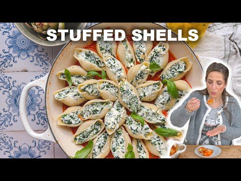 Spinach and Ricotta Stuffed Shells