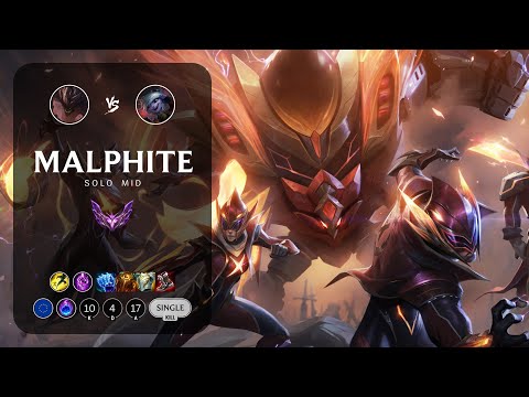Malphite Mid vs Tristana - EUW Master Patch 13.18