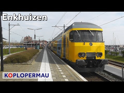 Treinen op station Enkhuizen (Treinen Compilatie)