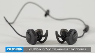 Video thumbnail for Bose SoundSport wireless headphones | Crutchfield video by CRUTCHFIELD