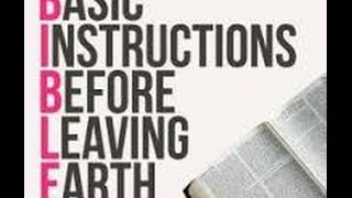 Basic Instructions Before Leaving Earth