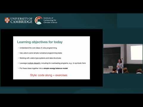 Day 3 - Introduction to Computational Science in Julia - Dominic Orchard, Tianzhang Cai