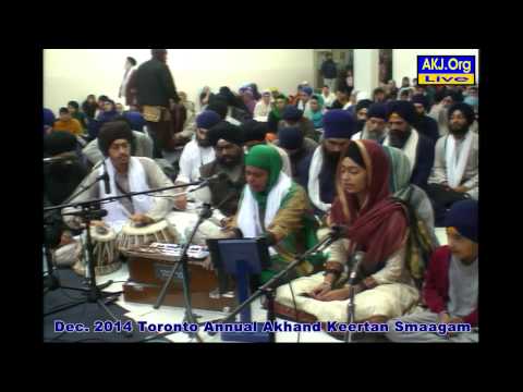 025 Toronto Dec. 2014 Smaagam - Tuesday Evening Keertan - B. Ravinder Kaur Jee Toronto