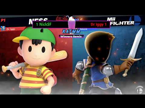 KATMM 43 nickSF(Mii Swrdfighter) vs Dr Iggy (Ness) winners semis