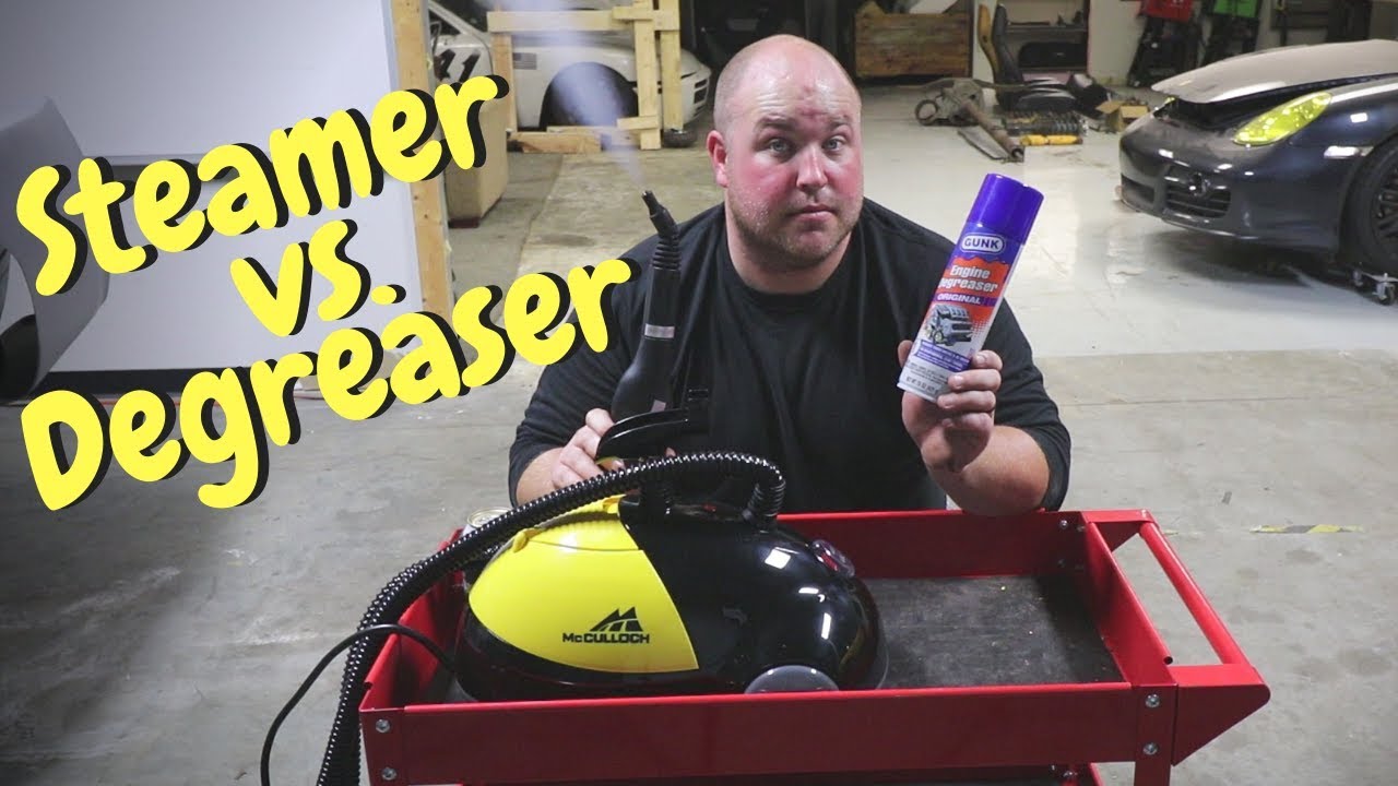 Watch video Cleaning Car Parts: Steamer vs Engine Degreaser Now Cleaning Car Parts: Steamer vs Engine Degreaser