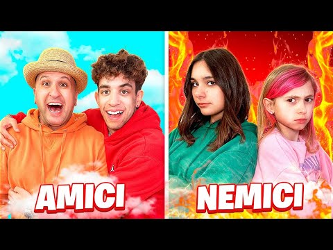 AMICI VS NEMICI NELLA VITA REALE!