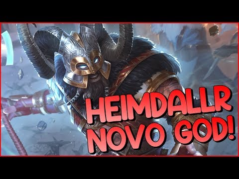 NOVO GOD! HEIMDALLR, O GUARDIÃO DA PONTE BIFROST! | SMITE BR