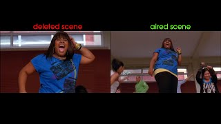 Hate On Me (Deleted Scenes Comparision) — Glee 10 Years