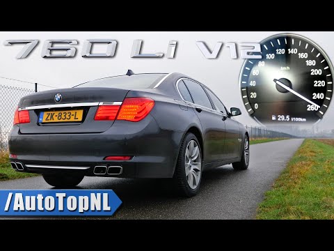 BMW 7 Series F02 760Li 6.0 V12 BiTurbo | 0-250 ACCELERATION SOUND & Passenger POV by AutoTopNL