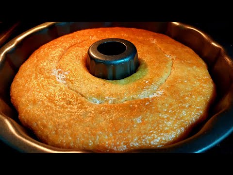 The famous yogurt cake recipe that melts in your mouth! Cake in 10 minutes! Very tasty and fast!