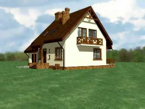 Projekt domu U10BL - 107m2