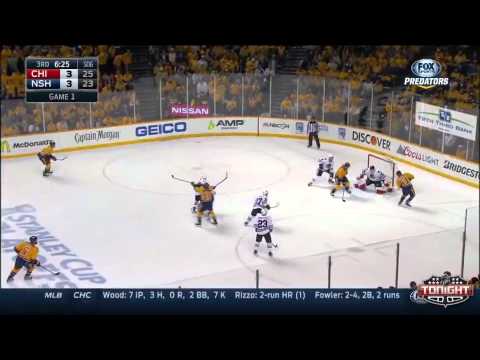 Nashville Predators vs Chicago Blackhawks WCQF Game 1 Highlights
