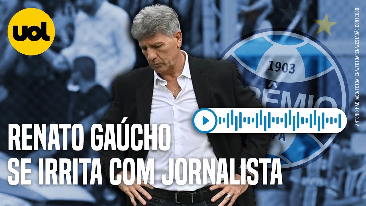 RENATO PORTALUPPI BATE BOCA COM JORNALISTA EM COLETIVA DO GRÊMIO E RECLAMA DE CALENDÁRIO; OUÇA