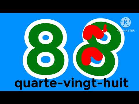 Les chiffres de 70 à 100 Alian le Lait [French Numbers]