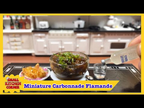 Miniature Carbonnade Flamande | How To Make Carbonnade Flamande | Small Kitchen Corner