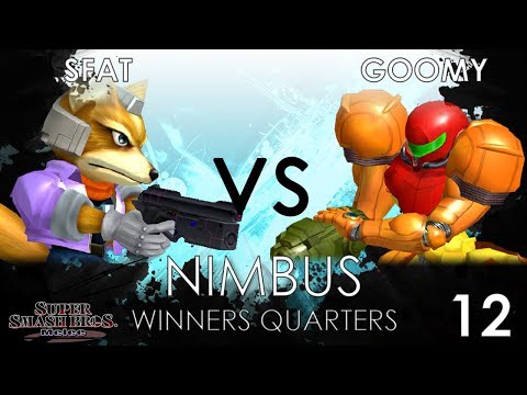 Nimbus #12 - CLG | SFAT (Fox) VS Goomy(Samus) - SSBM Winners Quarters