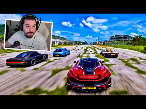 ARREMESSO DA MORTE - PORSCHE VS MCLAREN - FORZA HORIZON 5 - GAMEPLAY