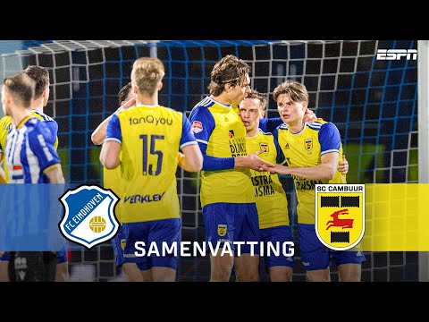EEN MAKKELIJKE avond voor CAMBUUR in EINDHOVEN 😌 | Samenvatting FC Eindhoven - Cambuur