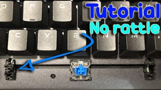 How to Fix the Spacebar rattle