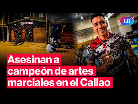 Campeón peruano muere a balazos en la puerta de su academia #LR