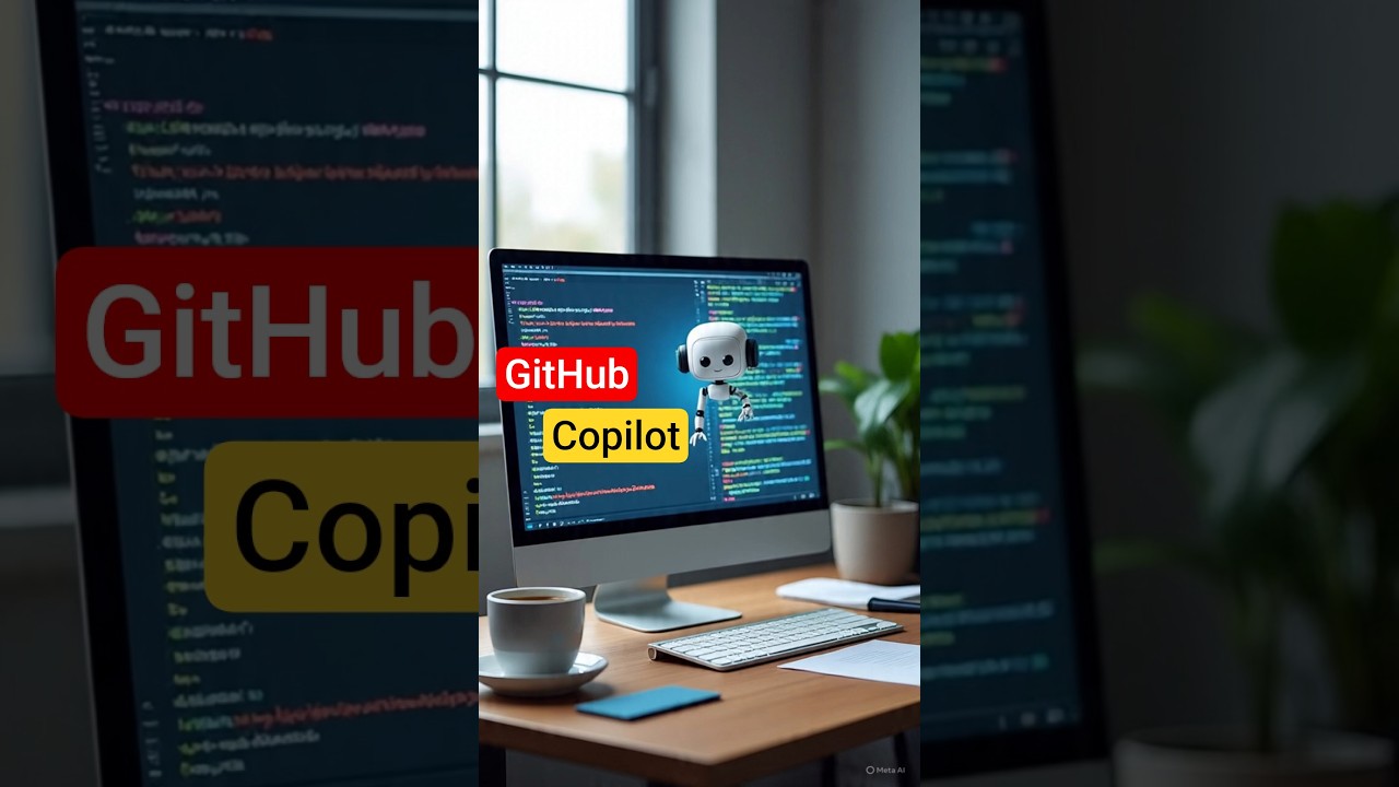 🚀 What is GitHub Copilot? AI Coding Assistant Explained in 30 Sec! #ai #github #copilot #coding