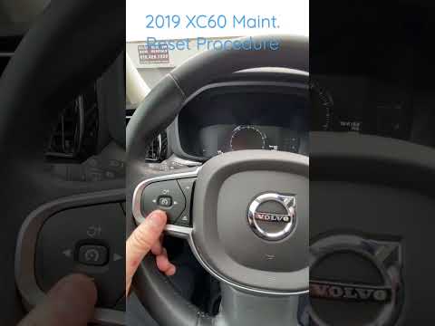 HOW TO:  2019 Volvo XC60 Maint Reset