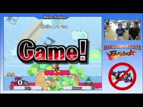 Birmingham Brawl 3 Melee Singles - Zylo (Fox) vs. Power (Sheik)