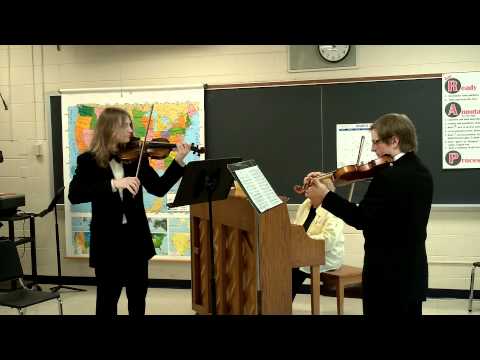 Kirill & Alex - Bach double concerto 1st movement