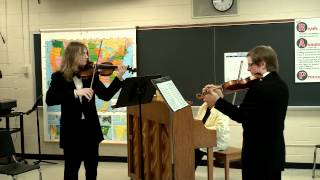 Kirill & Alex - Bach double concerto 1st movement