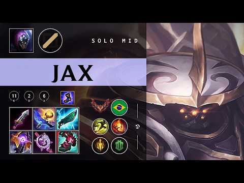 Jax Mid vs Yasuo - BR Grandmaster Patch 26.04
