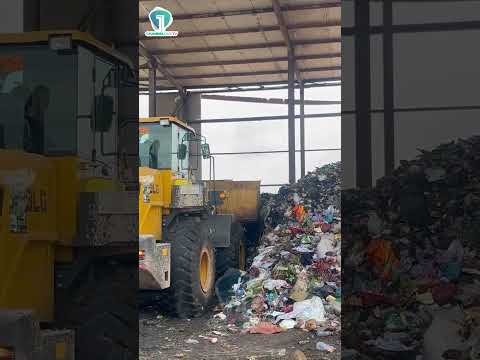 WATCH: Wheel Loader Clears Heaps of Waste at Teshie ZoomPak Facility