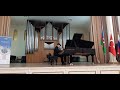 Paganini Liszt La Campanella Jamil Sadizade Cemil Sedizade 12 Years Old