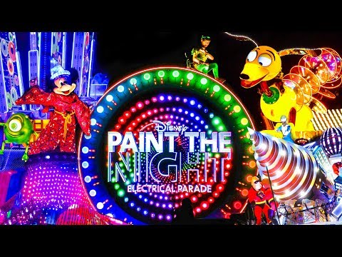 Farewell Paint the Night Parade - FULL PARADE Disney 2018