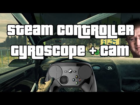 Racing with Gyroscope on Steam Controller (DiRT 3)