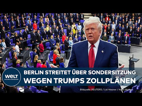 ZOFF UM ZÖLLE: Grüne wollen Sondersitzung noch in dieser Woche – SPD blockt ab