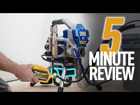 Graco 390 PC CORDLESS Sprayer - 5 MINUTE REVIEW