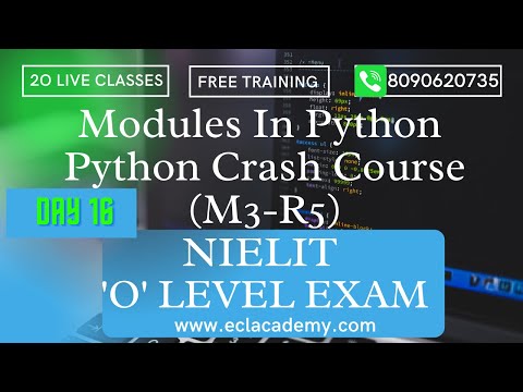Modules In Python Python Crash Course Dayn 16