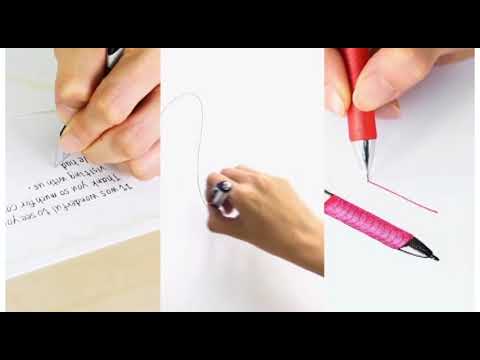 Gelinis rašiklis PENTEL ENERGEL DOCUMENT 0.7 mm., juoda video