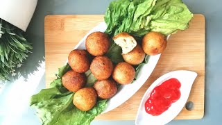 crispy potato puffs - how to make potato puffs - snacks recipe