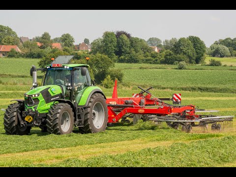 Andaineur Vicon Andex 1505 | Deutz-Fahr Agrotron 6185 TTV Warrior | Case IH Puma 240 CVX