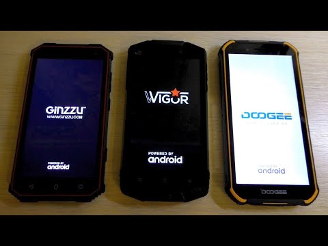 GinZZU vs Doogee vs Wigor Bootanimation