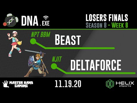 DNA.EXE S8:W8 - NPT | BBM | Beast (Pokemon Trainer, Link) Vs NJIT| DELTAFORCE (Link) - Losers Finals