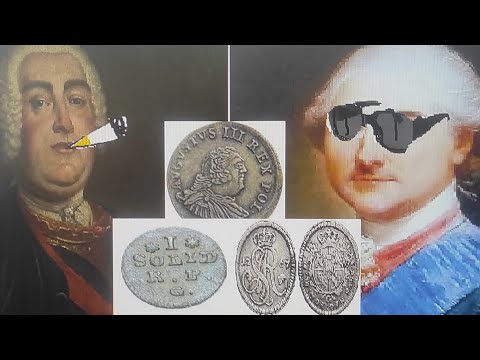 Moja kolekcja monet Stanisława Augusta Poniatowskiego + grosz Saski i uproszczona historia króla