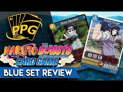 BLUE SET REVIEW! Naruto Boruto Card Game - Chrono Clash System