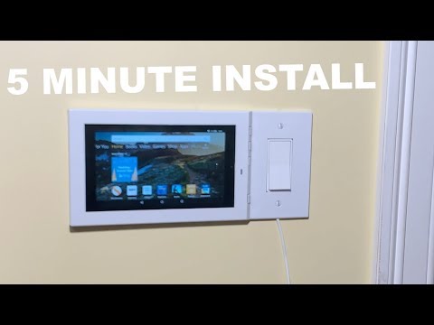 Wall Mount Fire 7 Tablet on a Switch