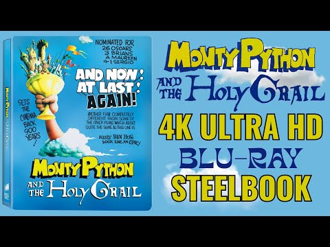 Monty Python And The Holy Grail 50th Anniversary 4K Ultra HD Limited Edition Collectible Steelbook