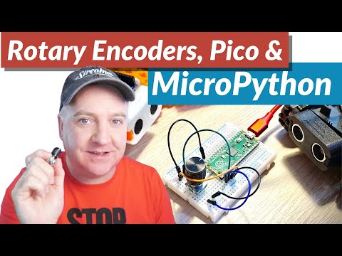 YouTube Thumbnail for Rotary Encoders with the Raspberry Pi Pico and MicroPython